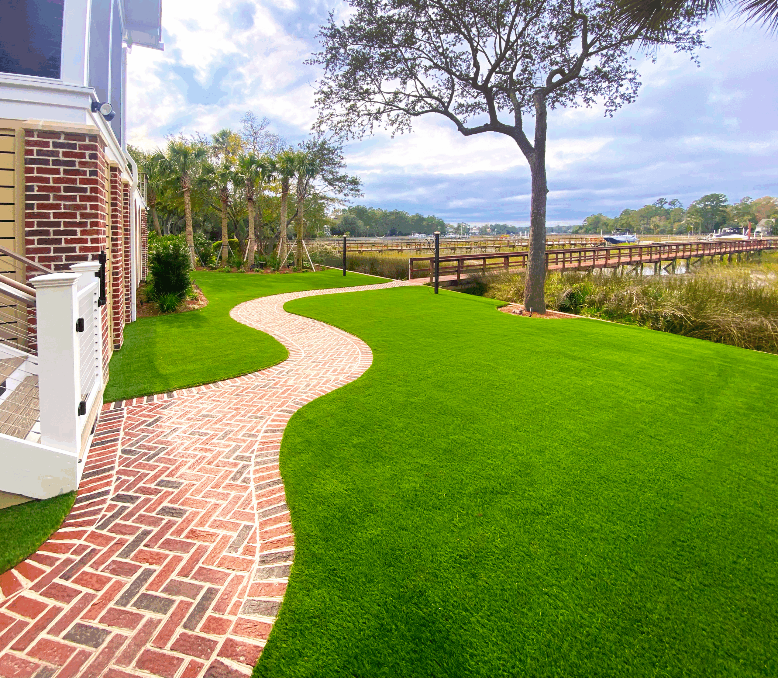 Artificial turf installation process in Carrollton